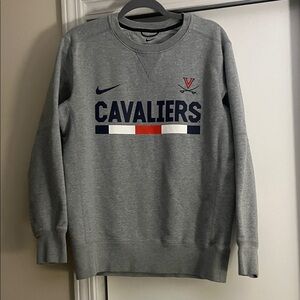 Nike Gray Cavaliers Crewneck with Navy & Red Accents m
3/$75
